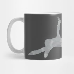 Grey figure skater Mug